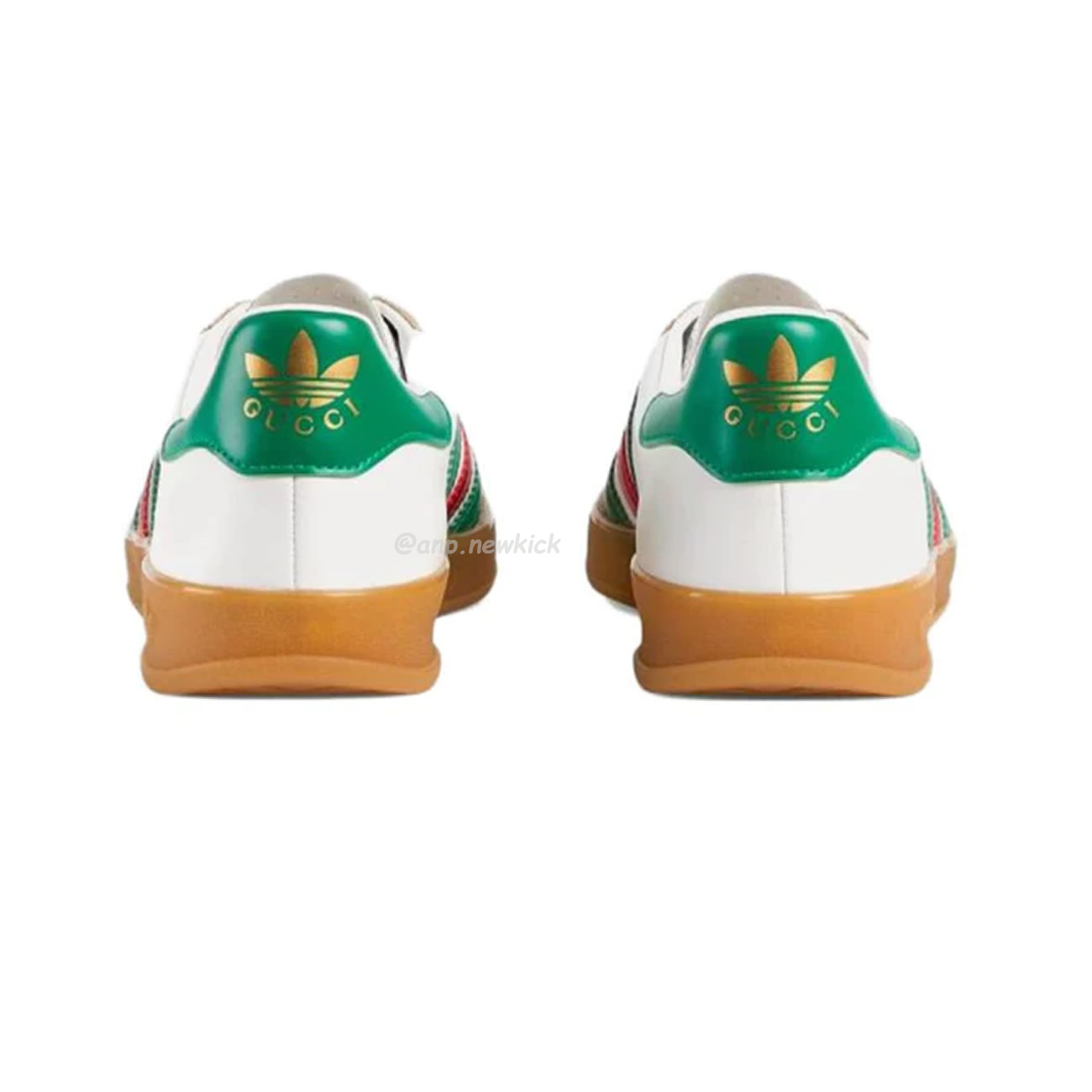 Adidas X Gucci Gazelle White Green Red 726487 Aaa43 9547 (10) - www.newkick.vip